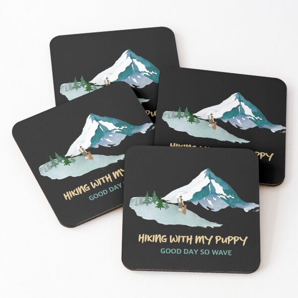 Item preview, Hiking with my puppy good day so wave designed and sold by pencilprincess studio.