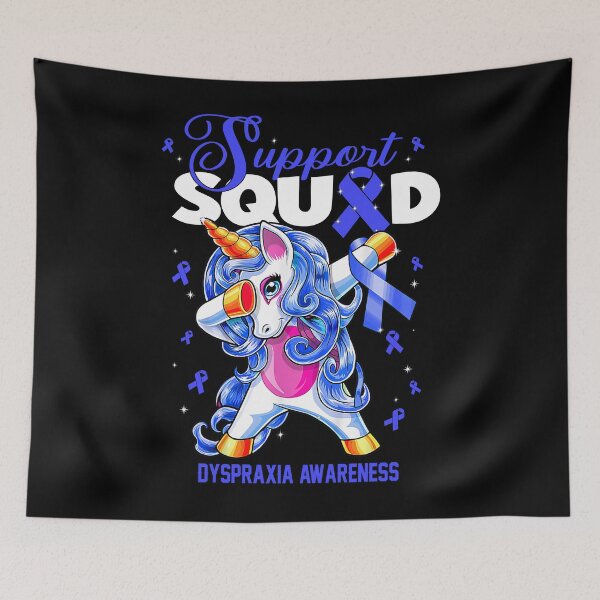 Item preview, Cute Unicorn Support Squad Dyspraxia Awareness Men Women Kid designed and sold by tenjun16.