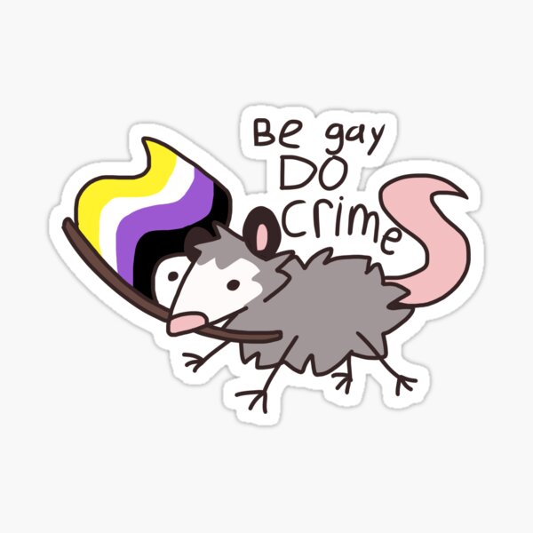 Item preview, Nonbinary possum designed and sold by Creature-create.