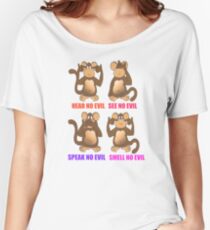 Smell No Evil Women's Relaxed Fit T-Shirt