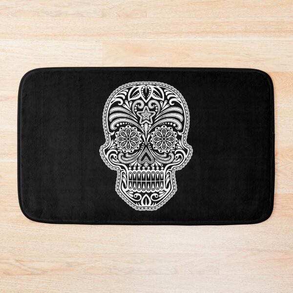 Item preview, Intricate White and Black Sugar Skull designed and sold by JeffBartels.