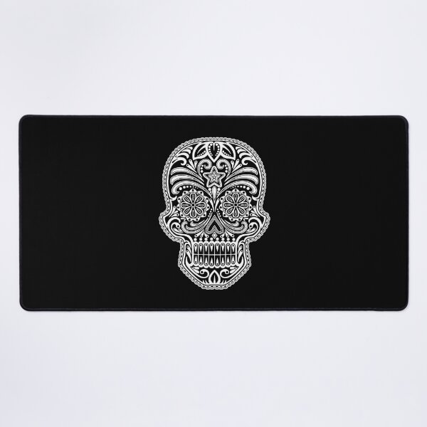 Item preview, Intricate White and Black Sugar Skull designed and sold by JeffBartels.