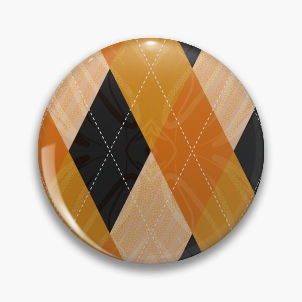 Item preview, Argyle-Pumpkin and orange and black designed and sold by smattpatt.