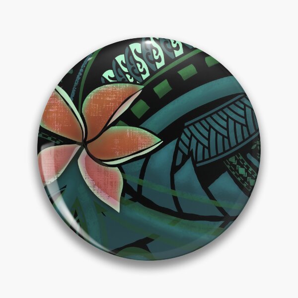 Item preview,  Samoan Malu Tropical Floral Art 2087 designed and sold by sunnthreads.