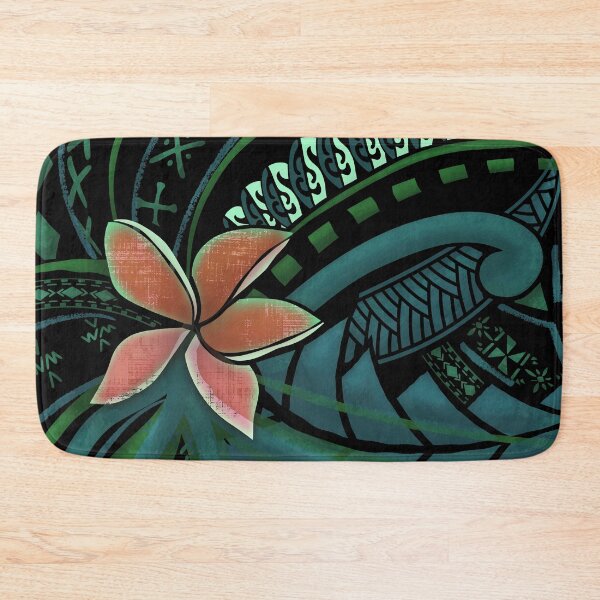 Item preview,  Samoan Malu Tropical Floral Art 2087 designed and sold by sunnthreads.