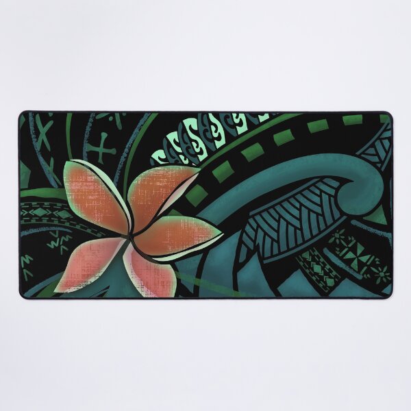 Item preview,  Samoan Malu Tropical Floral Art 2087 designed and sold by sunnthreads.