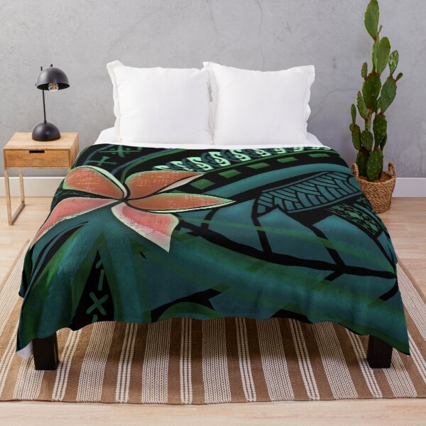 Item preview, Samoan Malu Tropical Floral Art 2087 designed and sold by sunnthreads.