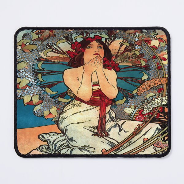 Item preview, Monaco Monte Carlo 1897 - Mucha Art Nouveau Enhanced designed and sold by molamode.