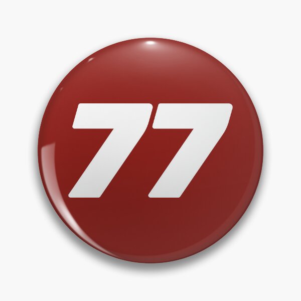 Item preview, 77 Bot. Driver Number 2022 Season (Red BG) designed and sold by FilipeFerreira.