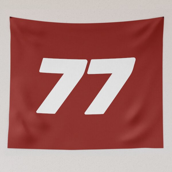 Item preview, 77 Bot. Driver Number 2022 Season (Red BG) designed and sold by FilipeFerreira.