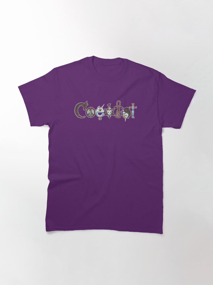 Thumbnail 3 of 7, Classic T-Shirt, Coexist Dragons and Unicorns designed and sold by BlazeraptorGirl.