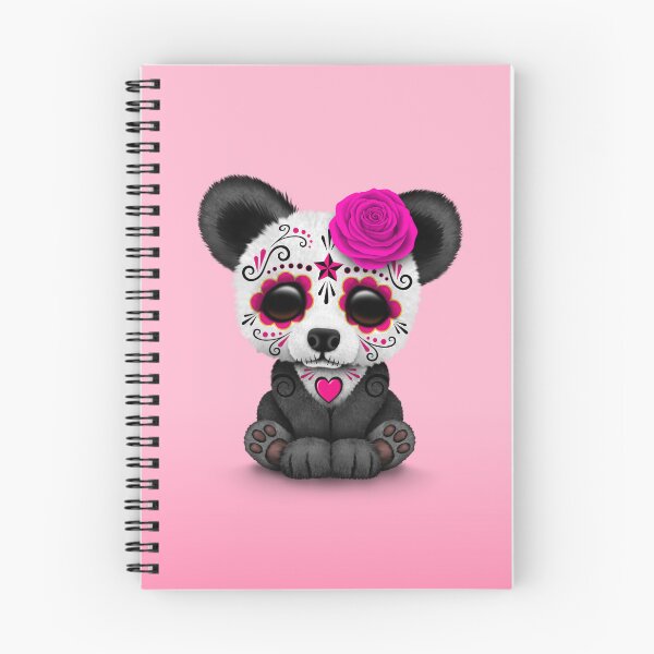 Item preview, Pink Day of the Dead Sugar Skull Panda  designed and sold by JeffBartels.
