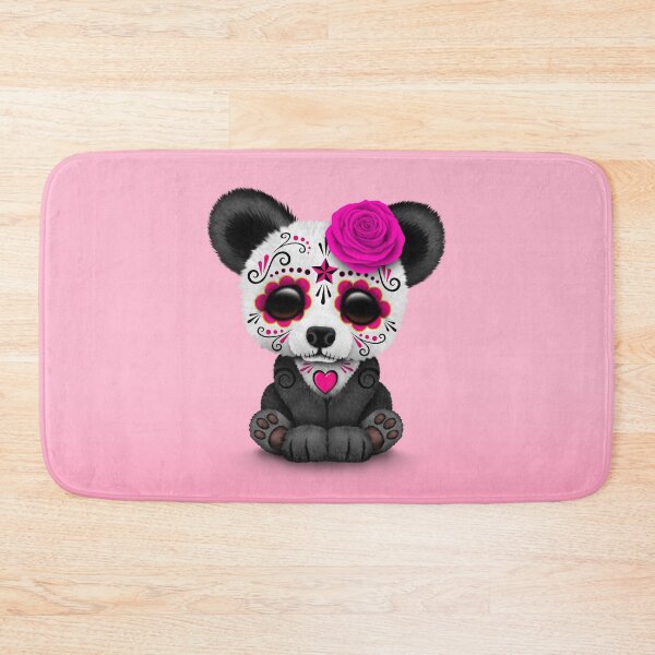 Item preview, Pink Day of the Dead Sugar Skull Panda  designed and sold by JeffBartels.