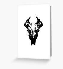 Elder Dragon Skull Greeting Card