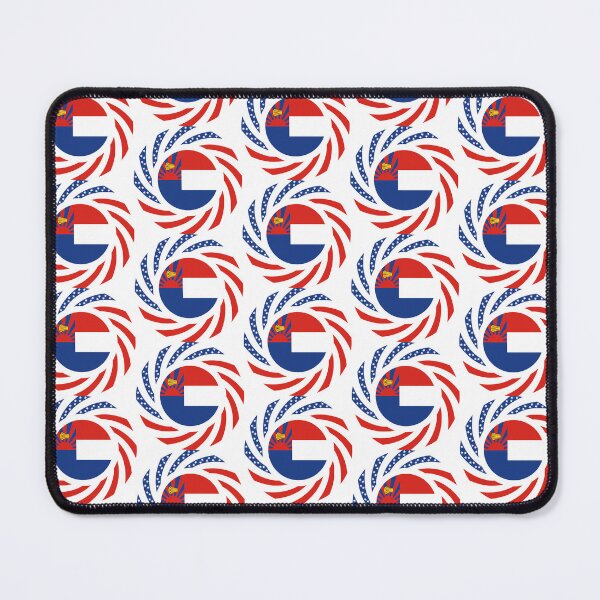 Item preview, Karen American Multinational Patriot Flag Series designed and sold by Carbon-Fibre Media.