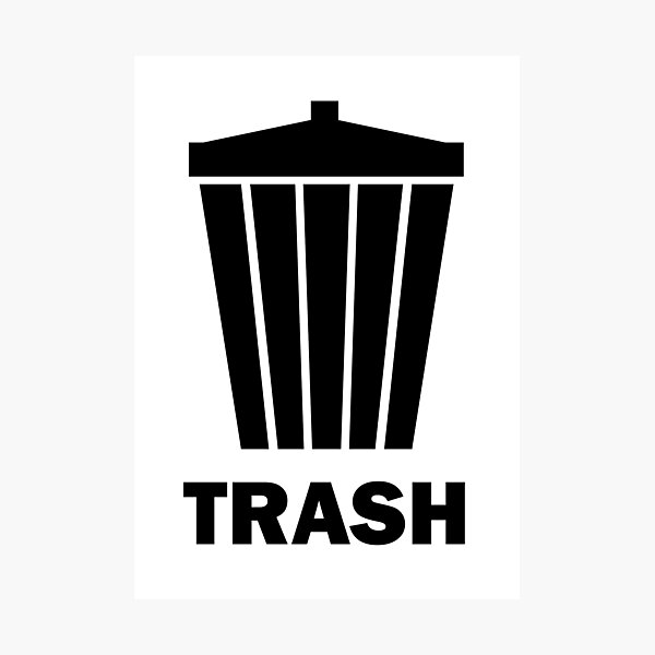 Item preview, TRASH designed and sold by SarcasticWords.