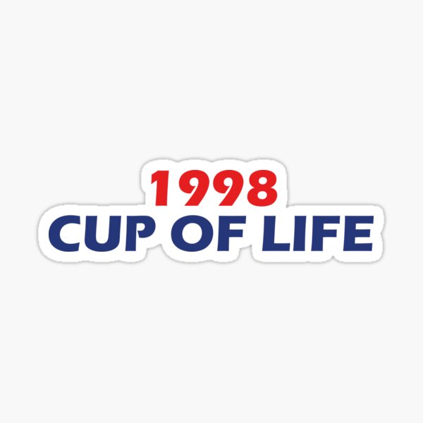 Cup of Life 1998 - Text Colors Sticker