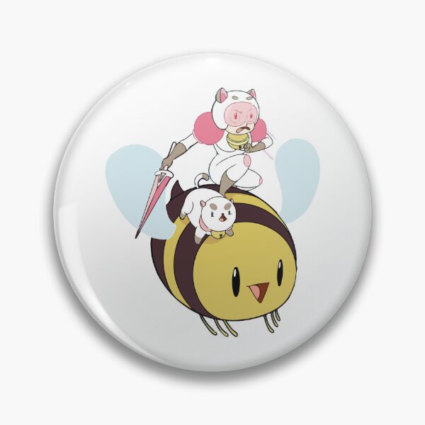 Item preview, Bee n Puppycat funny Flying sticker designed and sold by Artway105.