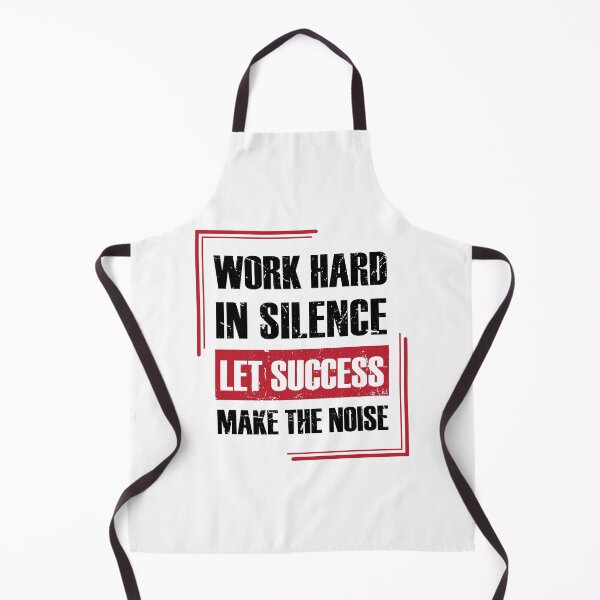 Item preview, Leadership quotes - Work hard in silence quote - Motivational men and women at work quotes designed and sold by Alice-Elgawi.