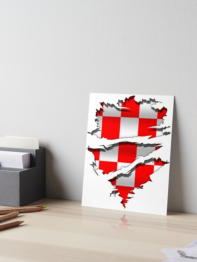 Croatia - - flag - Ripped" Art Print for Sale WdiCreative | Redbubble