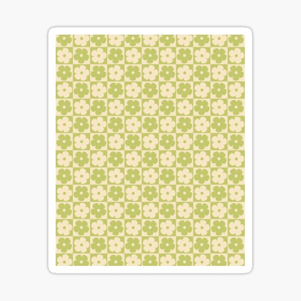 Artikel-Vorschau von Retro 90er Flower Checker, designt und verkauft von ind3finite.