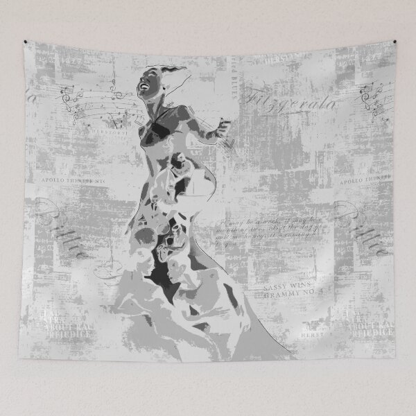 Item preview, Lady Sings the Blues in Black and White - Dedication to Billie Holiday, Ella Fitzgerald, Sarah Vaughn, and more designed and sold by JaeMe Bereal.