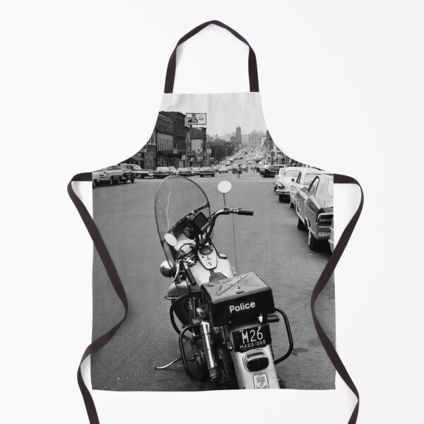Item preview, 1966 Police Motorcycle in South Boston designed and sold by retrophotoworks.