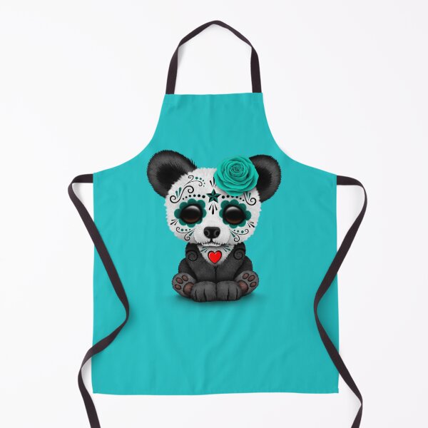 Item preview, Teal Blue Day of the Dead Sugar Skull Panda designed and sold by JeffBartels.