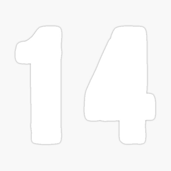 Item preview, Number 14. number fourteen designed and sold by gmstockstudio.