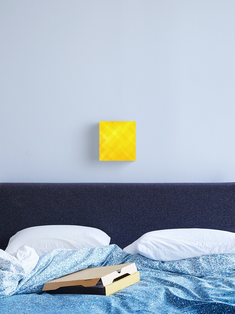 Thumbnail 2 of 3, Canvas Print, Yellow Rectangular Pattern designed and sold by RyansOpenDoor.