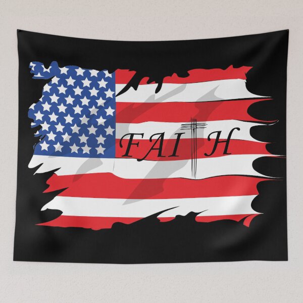 Item preview, Faith Flag designed and sold by ThirdFall.