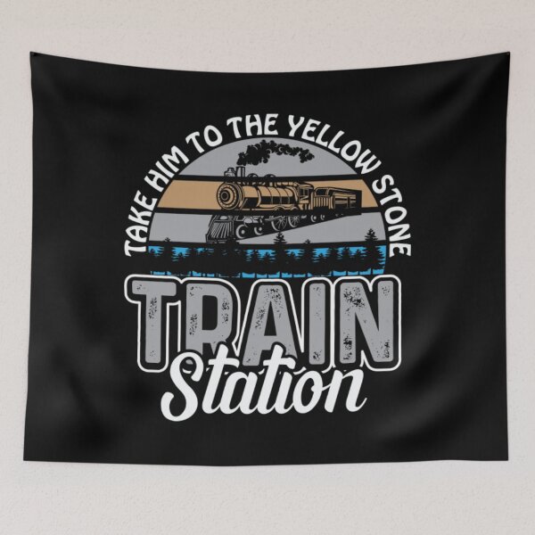 Item preview, TAKE HIM TO THE YELLOWSTONE TRAIN STATION designed and sold by MekkinElberts.