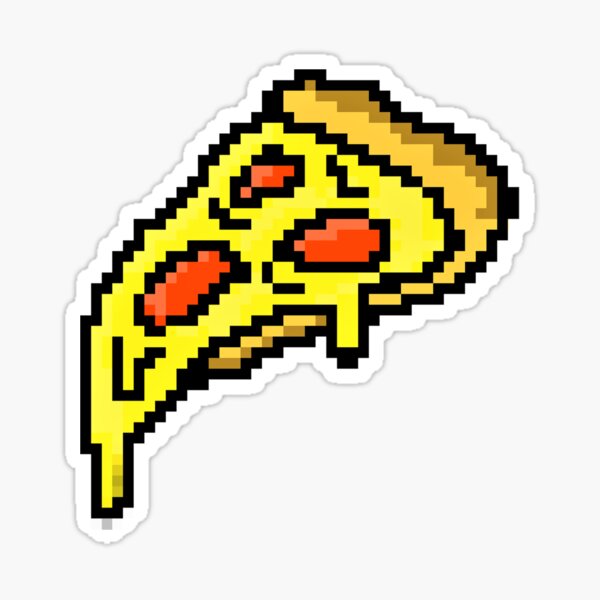 Item preview, Pizza Slice - Pixel Art designed and sold by TheEndlessStore.