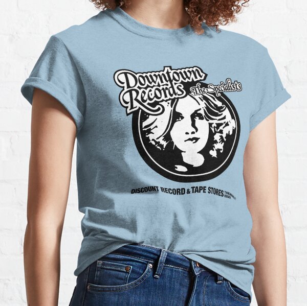 Downtown Records Roundel and Strapline Classic T-Shirt