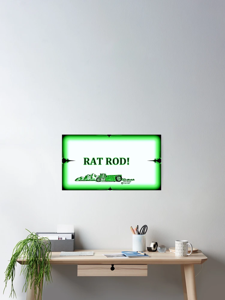 Thumbnail 2 of 3, Poster, Hot Rods // RAT ROD! designed and sold by Imagin8er.