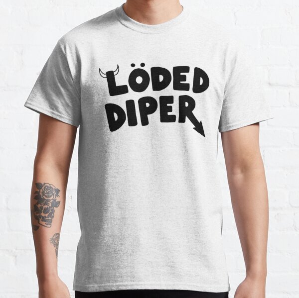 Loded Diper Shirt, Loded Diper Tshirt, Y2k Emo Tee Shirt