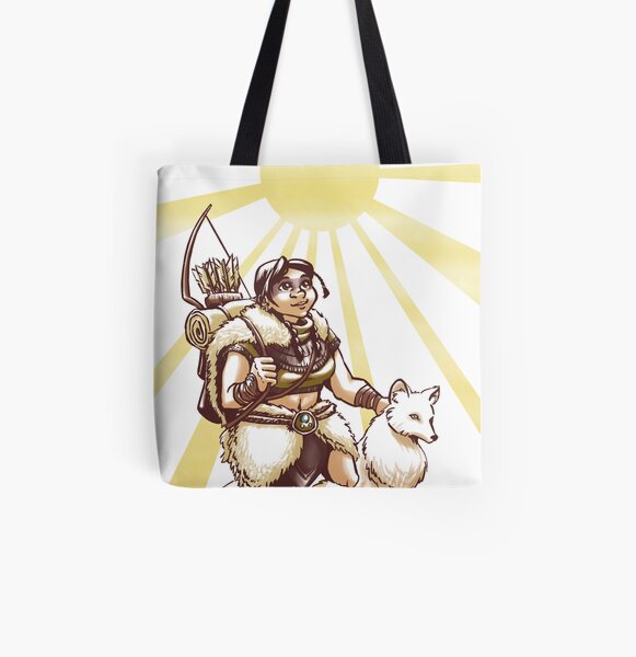 The Sun All Over Print Tote Bag