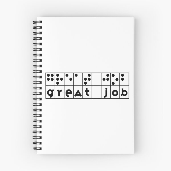 Item preview, Braille Great Job Black designed and sold by IndeOandM.
