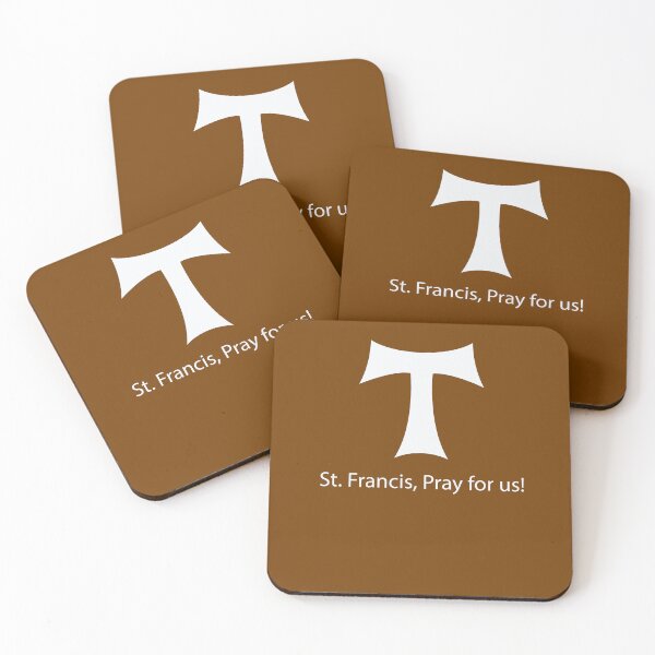 Item preview, St. Francis Pray for Us Tau Cross designed and sold by ThirdFall.