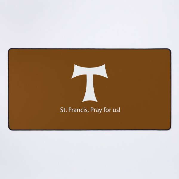 Item preview, St. Francis Pray for Us Tau Cross designed and sold by ThirdFall.