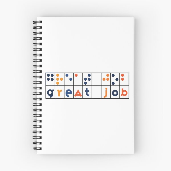 Item preview, Braille Great Job Colorful designed and sold by IndeOandM.