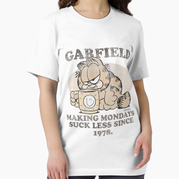 Item preview, Garfield Distressed Mondays Suck Less designed and sold by mossesaroney.