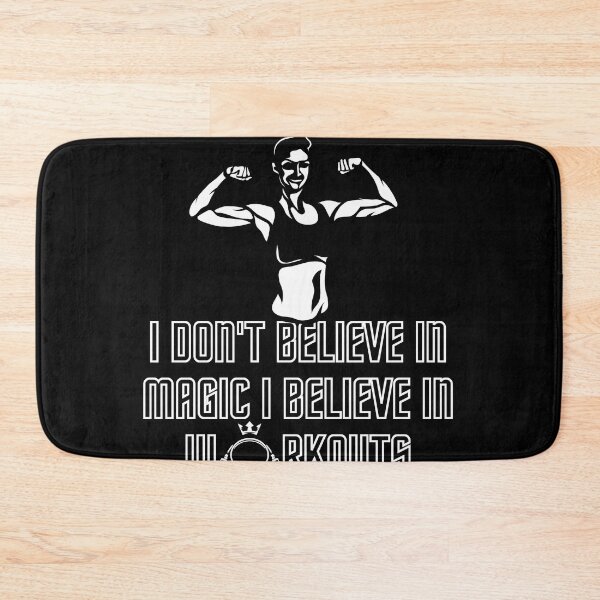 Item preview,  I Don't Believe in Magic I Believe in Workouts , Funny gym, workout, exercise designed and sold by Alexa5454.