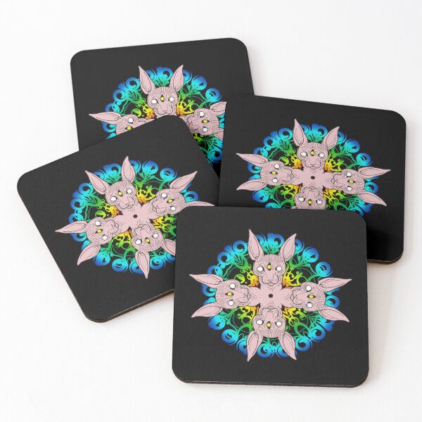 Item preview, Sphynx cat mandala design color designed and sold by jackienorfolkal.