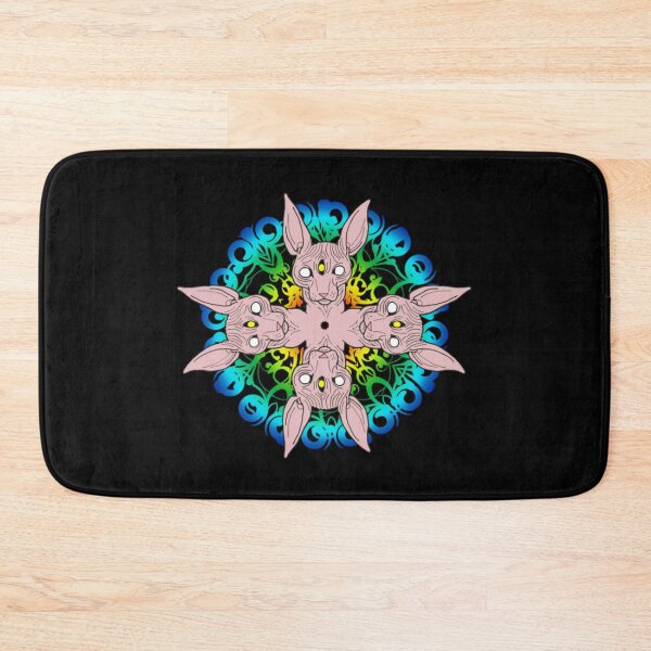 Item preview, Sphynx cat mandala design color designed and sold by jackienorfolkal.