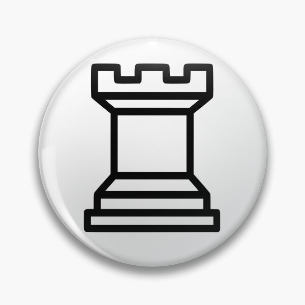 Item preview, Chess Piece White Rook Chess Club Rook White Chess Castle designed and sold by Minnesnowta.
