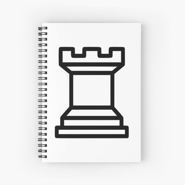 Chess Piece White Rook Chess Club Rook White Chess Castle Sticker for Sale  by Minnesnowta