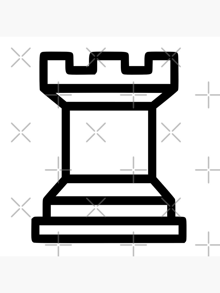 Metal Puzzle Chess Piece - Rook