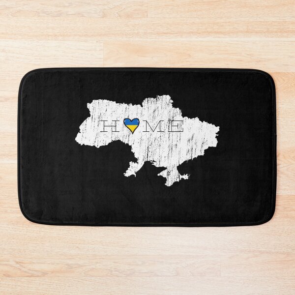 Item preview, Ukrainian Home Is Where the Heart Is Distressed Map designed and sold by Aide.