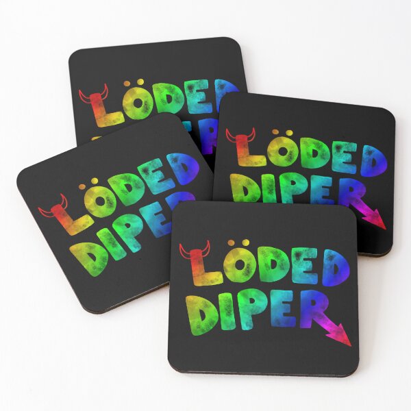 Item preview,  Loded Diper (rainbow) (distressed) designed and sold by Bungacow.